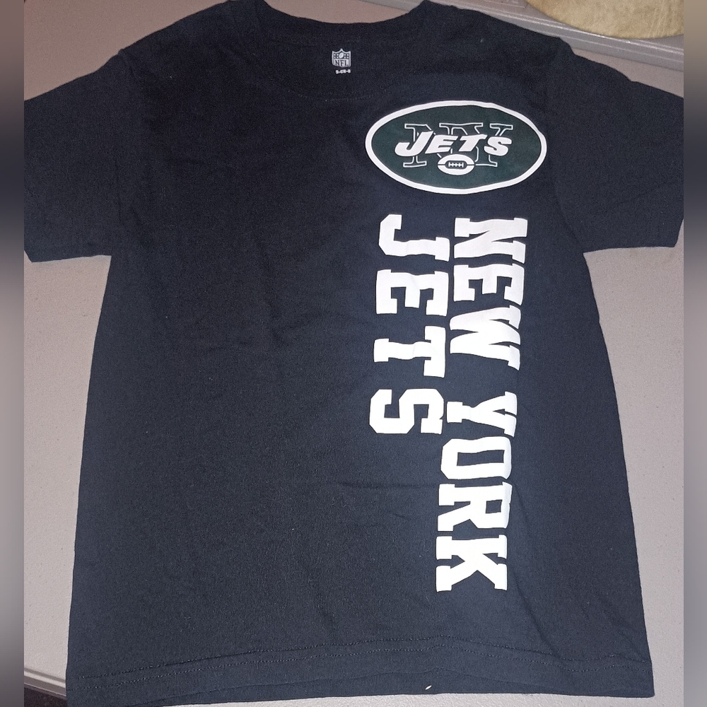 NFL New York Jets Black and White Tee